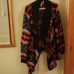 Unif Rainbow Aztec cardigan